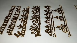 الخطوات الاولى لتعليم النقش الهندي رسم الخطوط و تزيينها للمبتدئات Moroccan Henna Desing