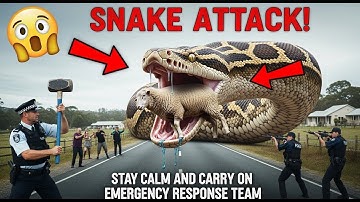 Brave Rescue Team Save Helpless Sheep from Giant Jungle Snake’s Deadly Attack