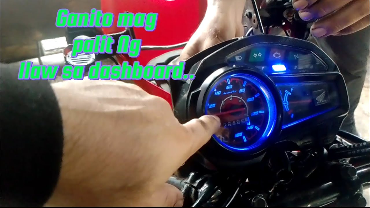 Xrm 125 fi, first time napalitan ilaw sa dashboard after 5years.