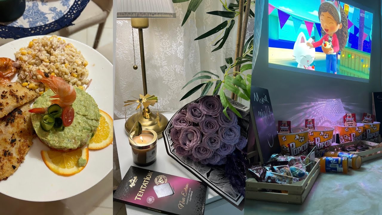 روتين يوم ممتع وحماسي✨وصفة طورطة الافوكا والكروفيت💫فرحت الوليدات🥹افكار لتحضير سهرة سنمائية بالبيت 🫶🏻