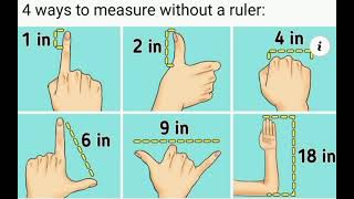 Measure distance without ruler