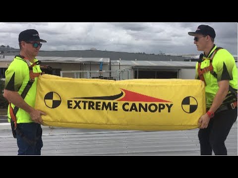 X7 Strength Test Extreme Canopy Thrown from Building X7 Strength Test Extreme Canopy Thrown from Building