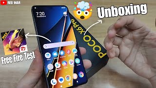 Poco x6 pro 5g Unboxing + Free fire gameplay 🤯 || Best mobile under 25000 😱 || Poco