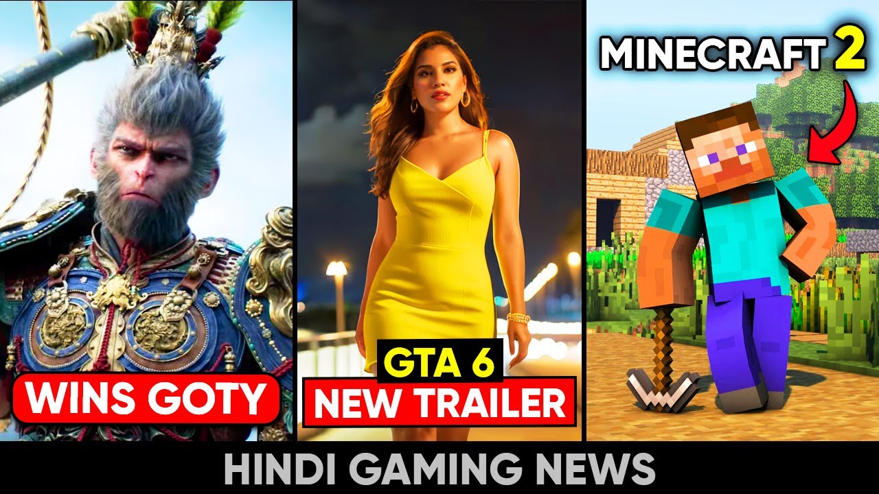 Wukong Wins Finally, GTA 6 Trailer, Minecraft 2 Announced, Far Cry 7, Marvel Rivals | Gaming News 21