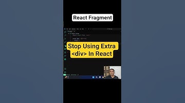 🚀 Stop Using Extra "div" in React! | React Fragment Explained in 60s