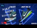 #  How to make a Products Deals/Sale Poster Design - Shoes banner Design upto Off