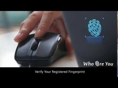 Login Windows 10 by WhoAreYou Fingerprint Mouse