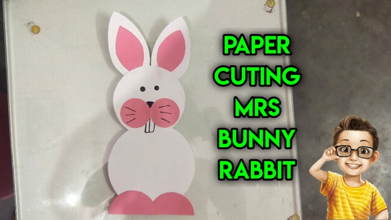 How to make a paper bunny rabbit || Easy Easter craft for kids #craft # ...