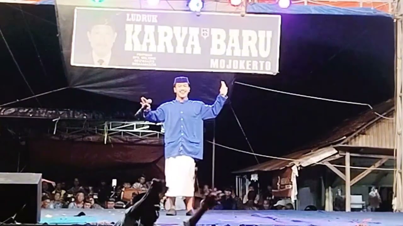 Pelawak super lucu Ludruk KARYA BARU Sedekah Bumi Sekargadung Pungging Mojokerto