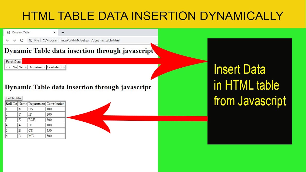 Row html. Js Table html. Row in html. Html Dynamic select. JAVASCRIPT Tables.