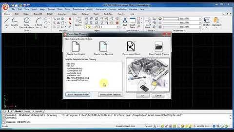 ActCAD Newdrawing Command