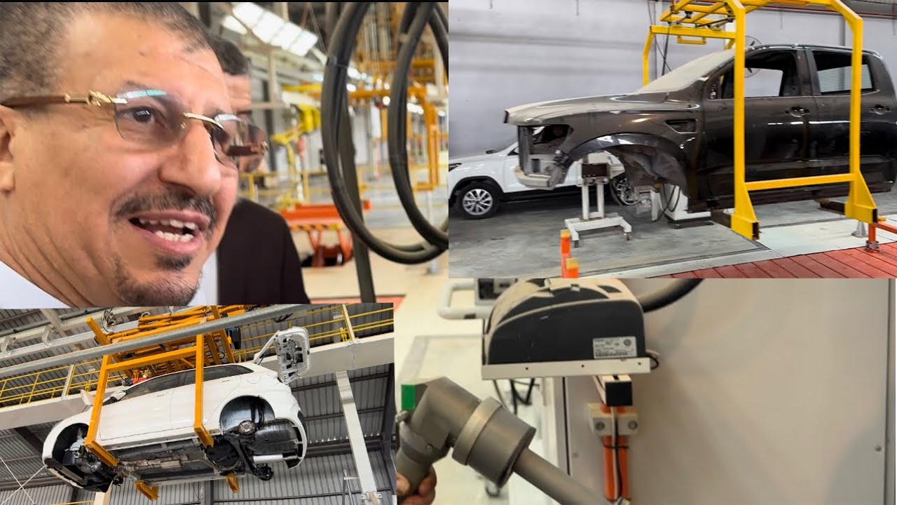 شاهد مراحل تركيب سيارات بايك من الاول الى الاخر في جولة في مصنع baic لتركيب السيارات بباتنة