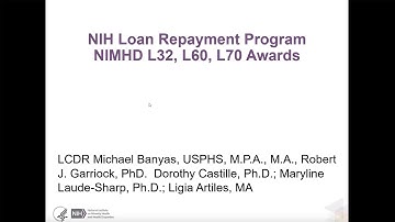 2023 NIMHD Loan Repayment Technical Assistance Webinar