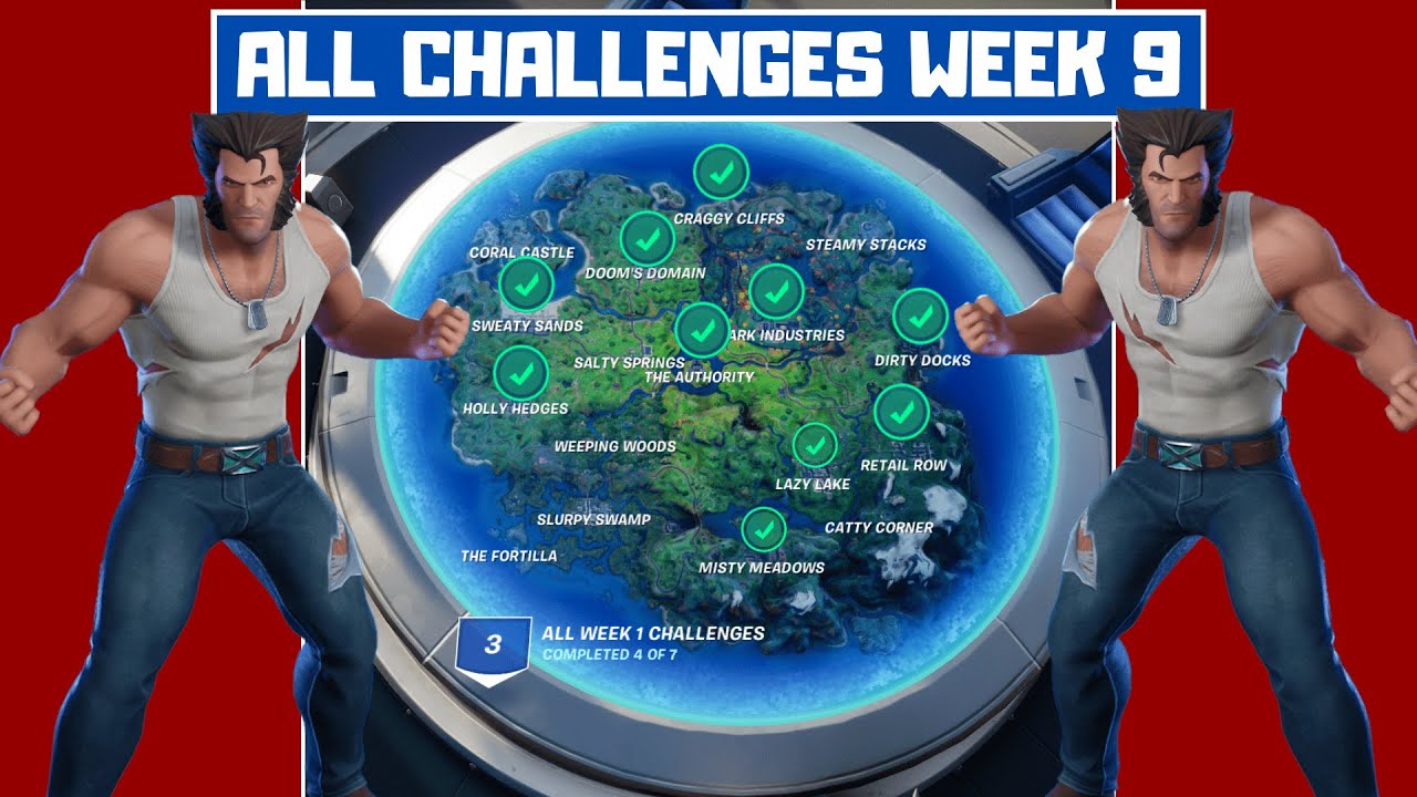 All Week 9 Challenges Guide! - Fortnite Chapter 2 Season 4
