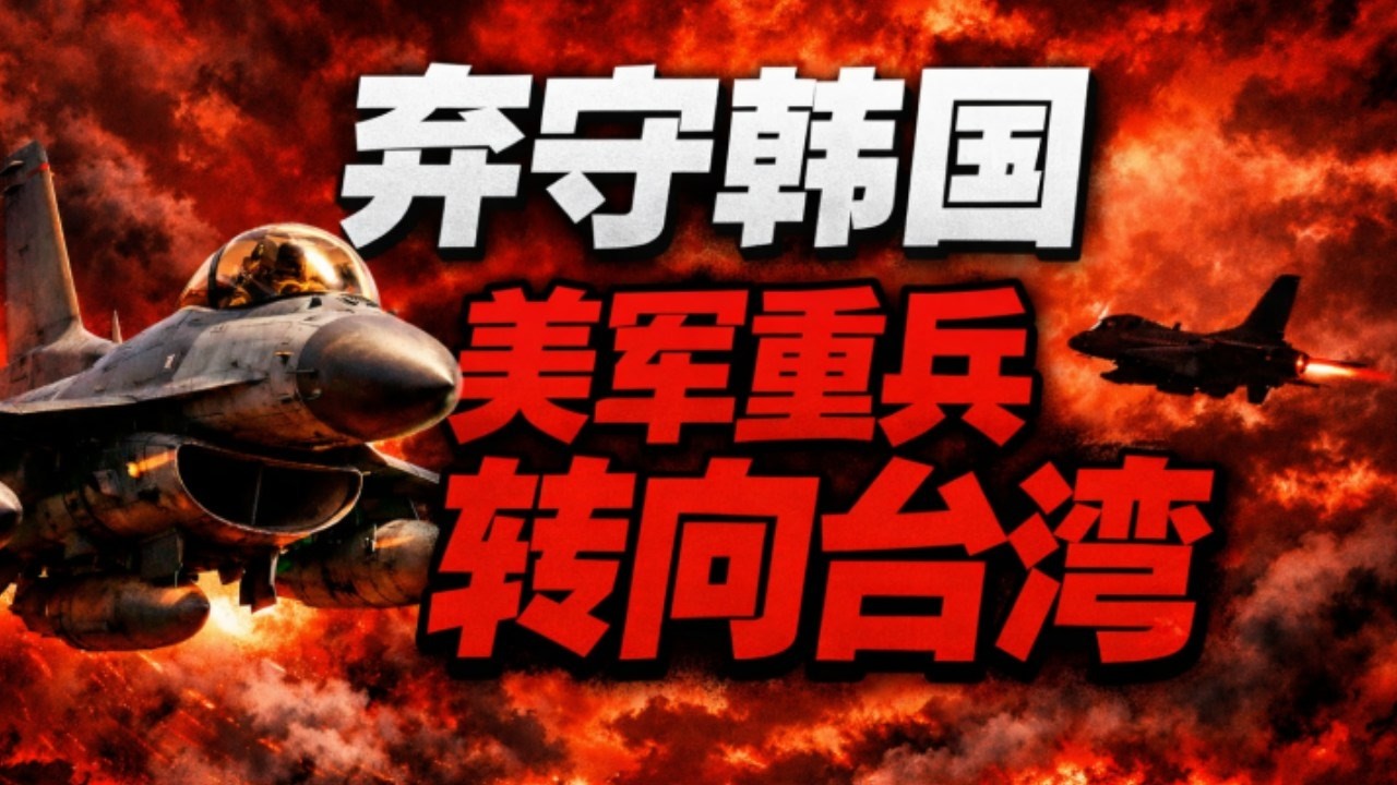 美军放弃韩国，改駐臺灣？南韓突然變臉？拒絕美日韓軍演，美軍F-16闖黃海，台灣成下一站？