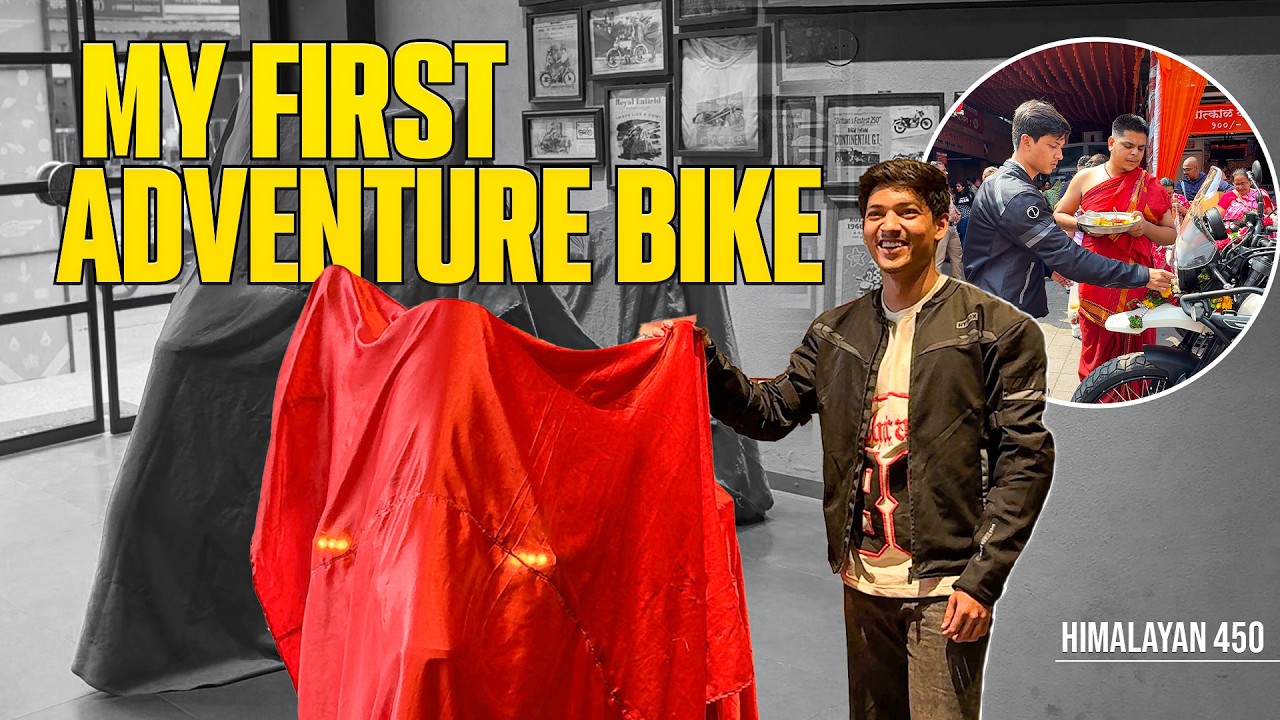 Finally Bought My First Adventure Bike | Himalayan 450 Delivery
