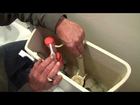 How To Repair A Moaning Toilet - Ballcock Valve Replacement