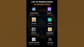 LIST OF AI CODING TOOLS #mindblowing #ai #coding #tools #github #coding #programming #webdevelopment