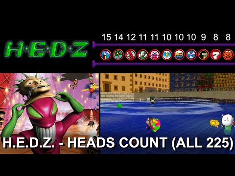 H.E.D.Z (Hedz) - Heads count (All 225)