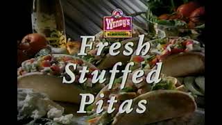 Wendys Fresh Stuffed Pita Lunch Ad 1997