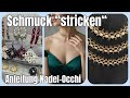 Anleitung zur Schmuckanfertigung mit Nadel-Occhi - Wackenkunst Heike Aumann