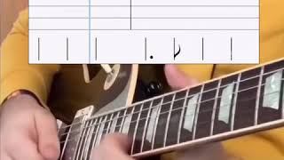 One day guitar solo and guitar lesson with tabs  Gary Moore