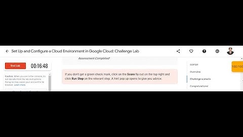 Set Up and Configure a Cloud Environment in Google Cloud: Challenge Lab with audio