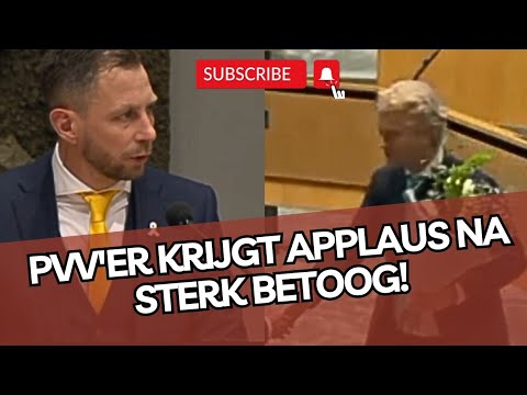 Nieuwe PVVer krijgt APPLAUS na GEWELDIG betoog!
