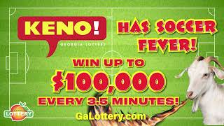 It's on the ball. ⚽ KENO! has caught soccer fever.