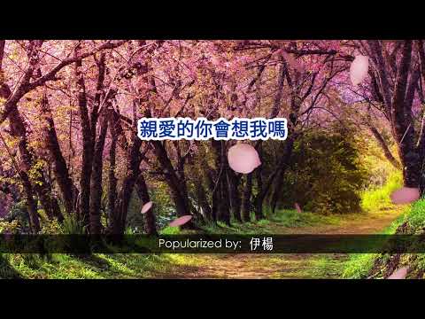 32822   親愛的你會想我嗎   伊楊