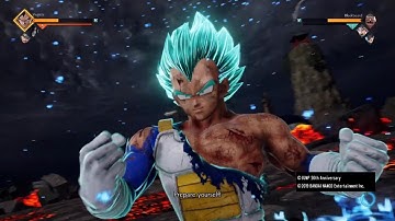 Jump force SSJB Vegeta kills blackbeard with final flash