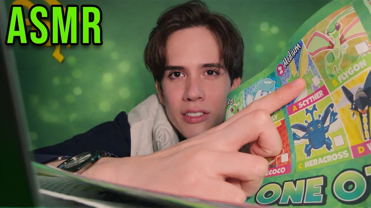 ASMR | Te muestro una Revista de Pokémon 🎴✨