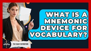What Is A Mnemonic Device For Vocabulary? - The Daily Definition