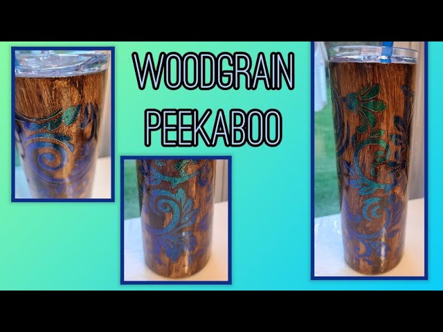 Wood Grain Tumbler – Pearl Poppin' with Keri