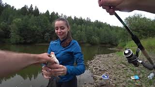 Рыбалка С Ночёвкой  Я, ЖЕНА и ЖОР ЛЕЩ!Fishing With an Overnight stay myself, my WIFE and ZHOR BREAM!