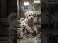 #sadstatus #ai dog emotional holding struggle #shortvideo #viral #comedy