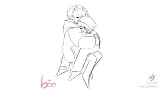 Karl and Sapnap Comforting Quackity MCYT TikTok Animation