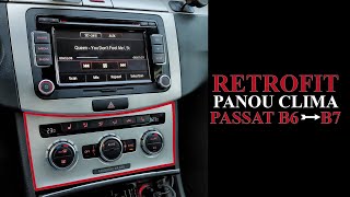 Retrofit Panou Clima Passat B6 la Passat B7 / CC