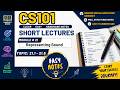 Cs101 vu short lecture 21 midterm 2026 by learn with easy notes, cs101 module 21 modified notes