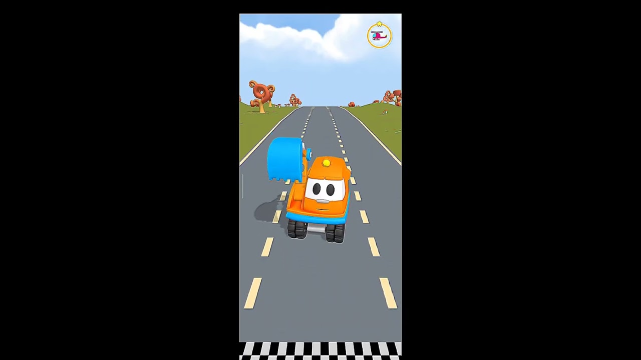 Leo's Car Racing 🏎️🏎️:- cartoons kids game