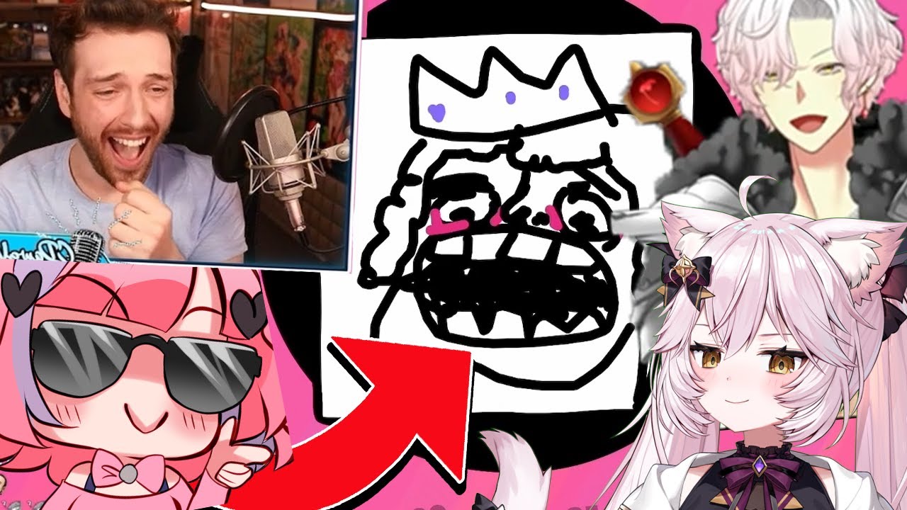 Оцениваем наши ужасные рисунки в Drawful (Jackbox) с участием Ironmouse, CDawgVA, Nyanners и Lord...