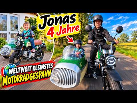 GZ-Duo, the world's smallest street-legal motorcycle sidecar – first ride with Jonas