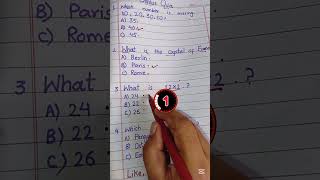 IQ Test Challenge | Are You a Genius?#shorts