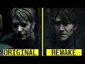 Silent hill 2 remake vs original early extended graphics comparison  state of play 2024