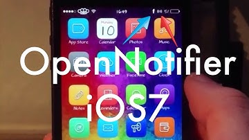 OpenNotifier iOS7 FREE  - Notifications On StatusBar (May 2014 Free Cydia Tweak iOS 7 + Source)