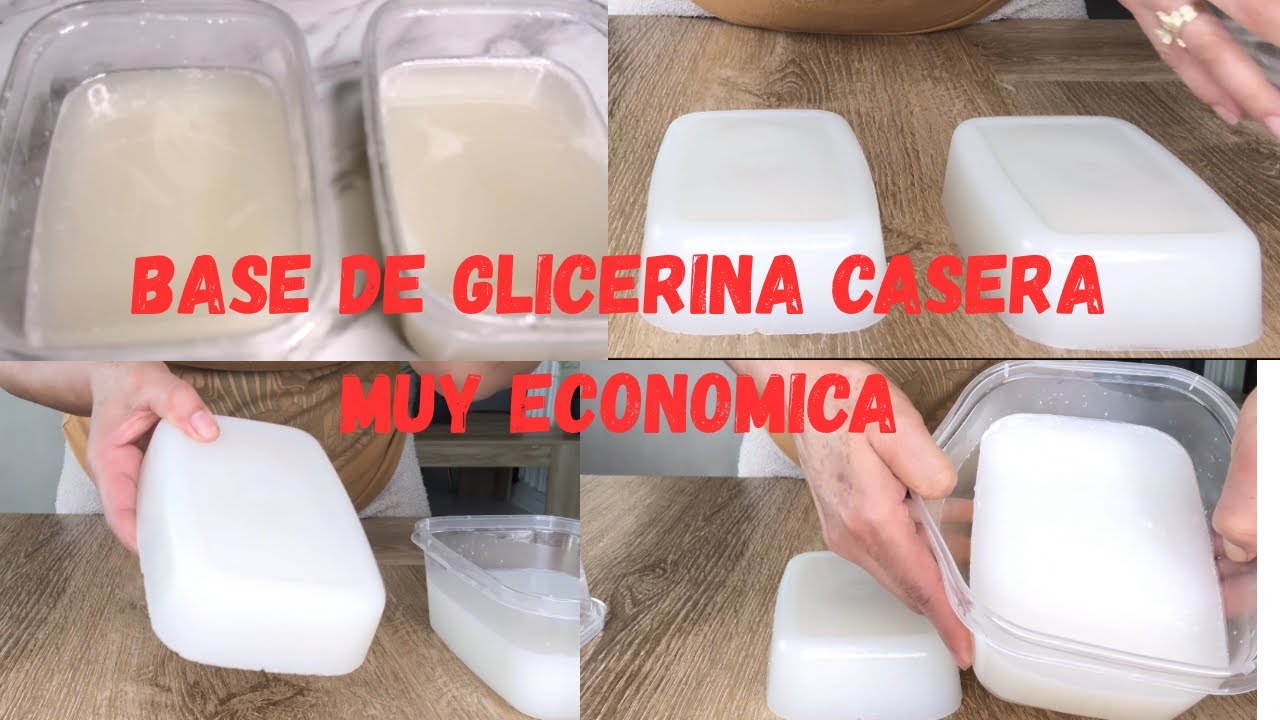 Base de glicerina casera, muy económica, ahorra 💰💰💰