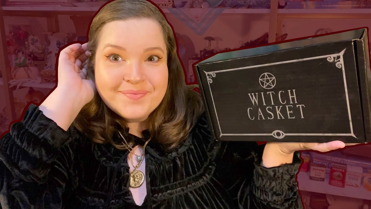 Mysterious witchy subscription box  witch casket unboxing 🌙 charms and  enchantments 