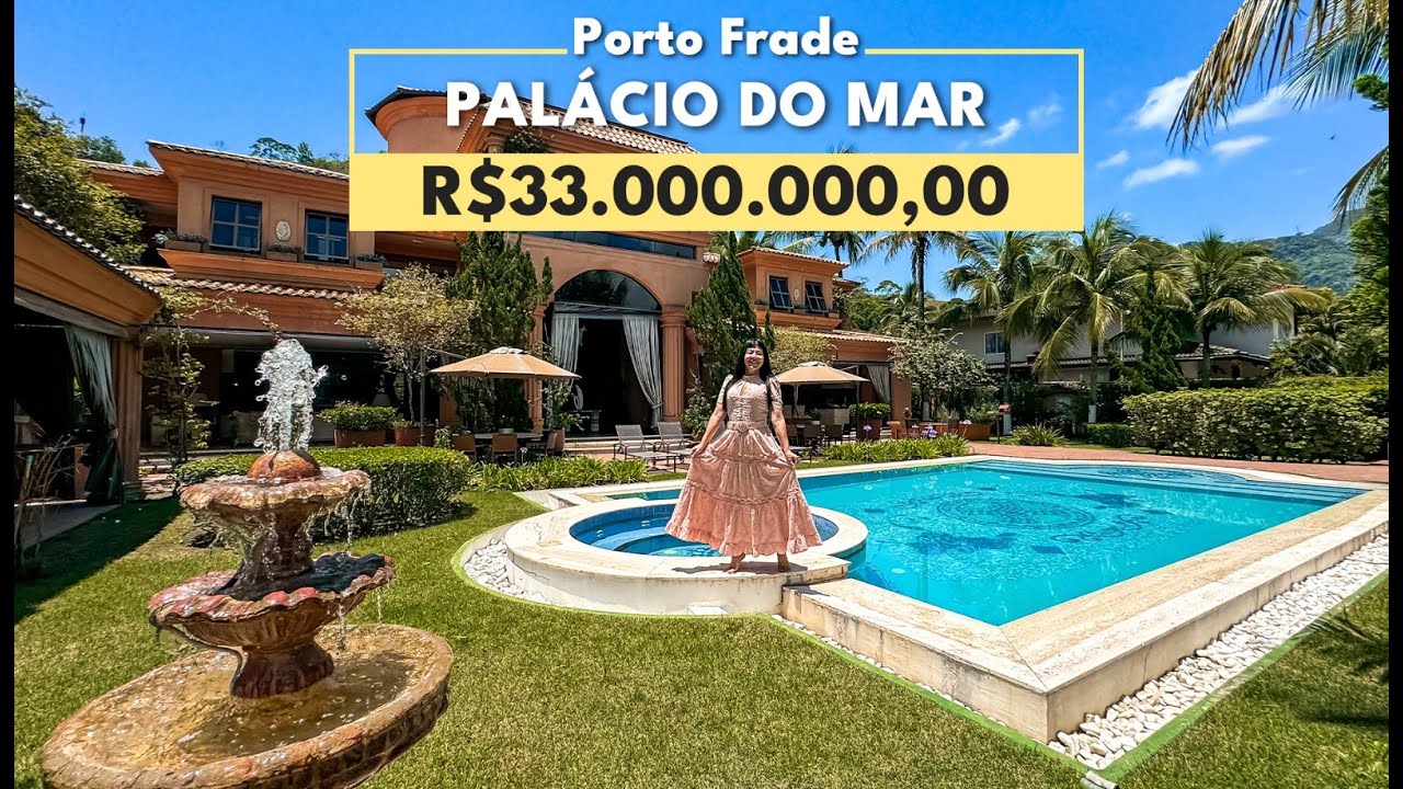 INDISPONÍVEL: MANSÃO DE LUXO NO CONDOMÍNIO PORTO FRADE, VIZINHA AO ICÔNICO FASANO ANGRA DOS REIS