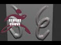 【ZBrush 2022】【memo】stroke：curve