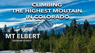 You can do it too! Climb the tallest mountain in Colorado. Mt. Elbert.